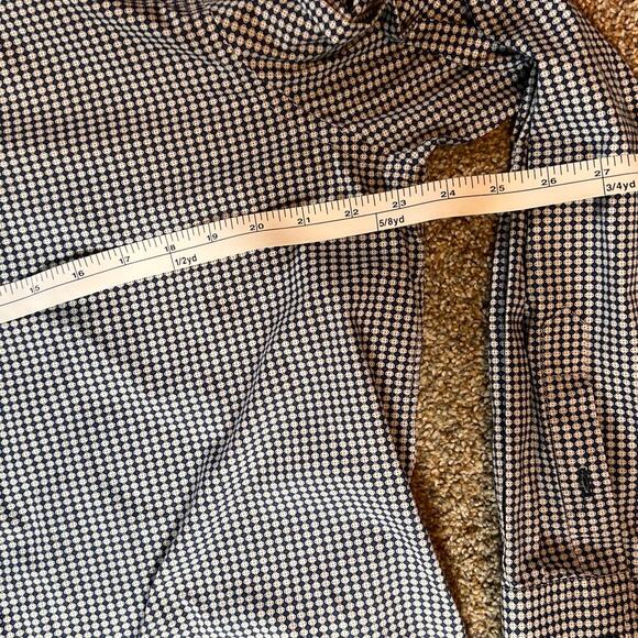 BriO by Milano Men's Long Sleeve Button Down Shirt.  Blue/White. Size XL 17.5-18 - Picture 3 of 9